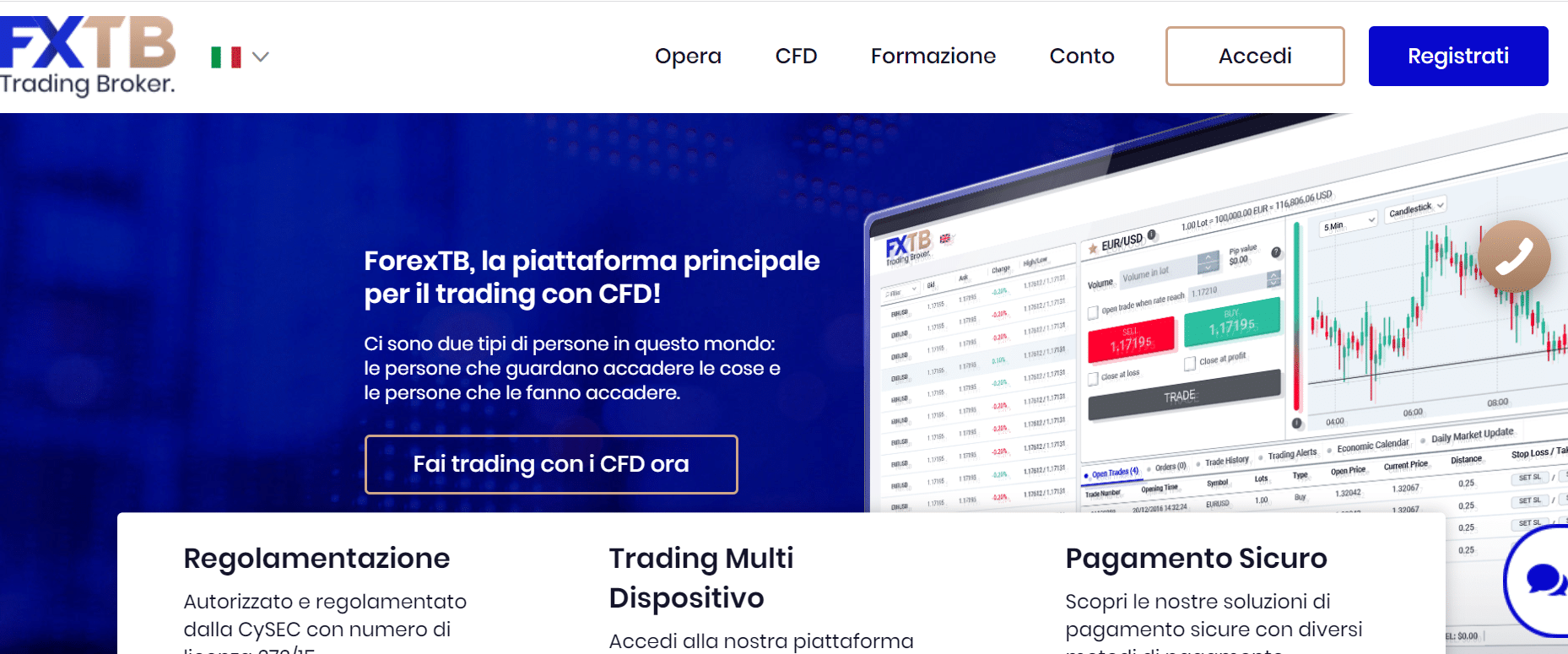 fxtb trading broker recensioni