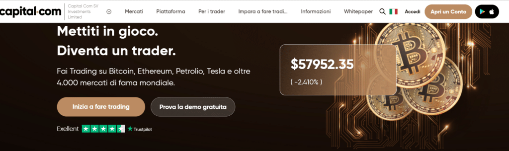 Guida


completa al broker per giocare in borsa Capital.com con voto, opinioni e recensioni reali 2022.