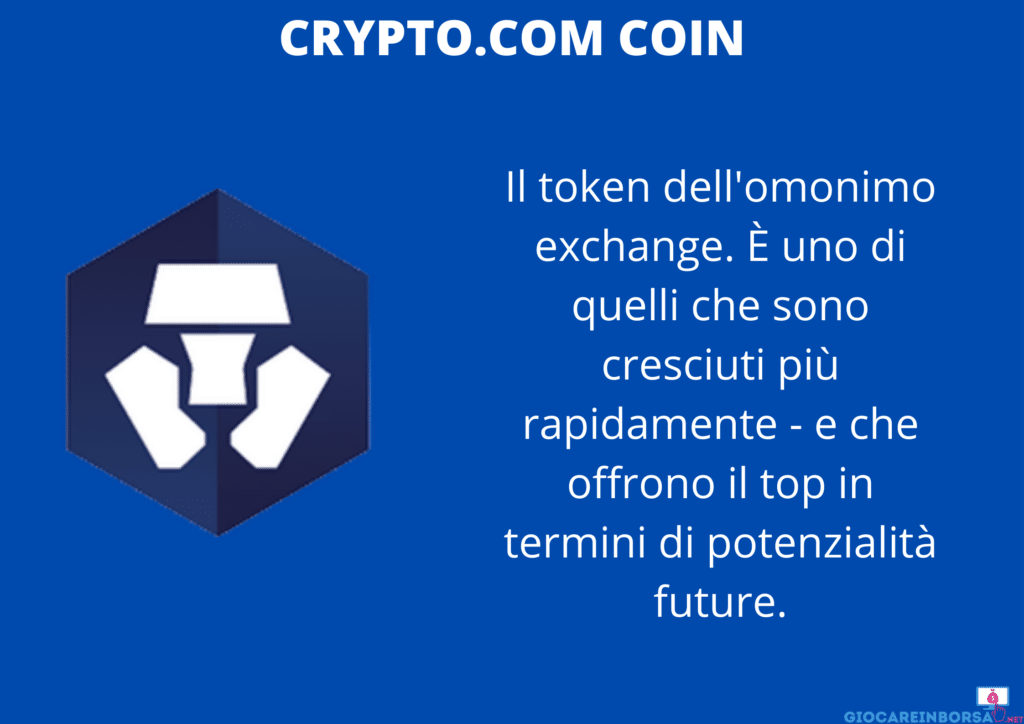 Crypto.com Coin - di GiocareInBorsa.net