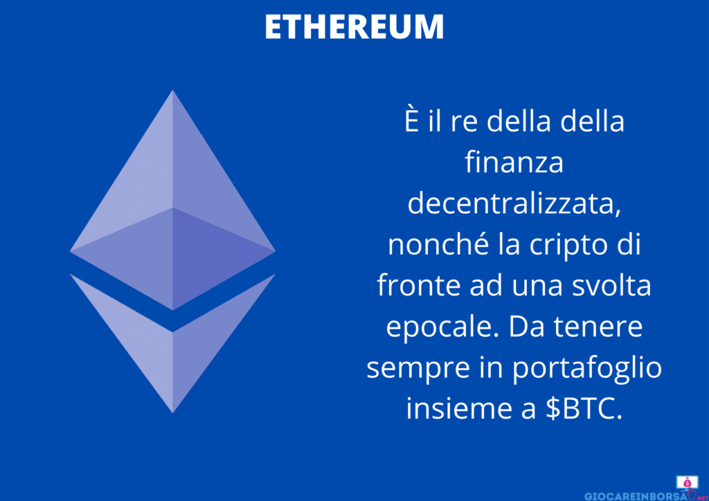 Ethereum scheda di acquisto - di GiocareInBorsa.net