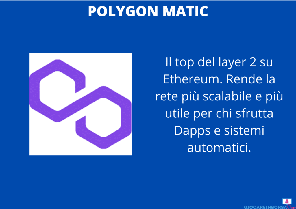 Polygon Matic - scheda di acquisto - di GiocareInBorsa.net