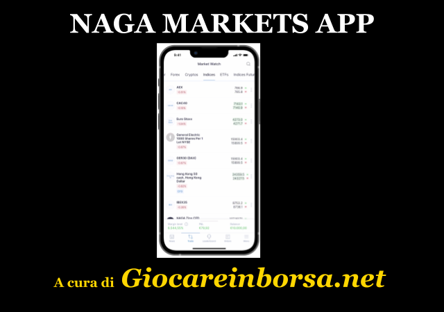 APP per Mobile di Naga Markets