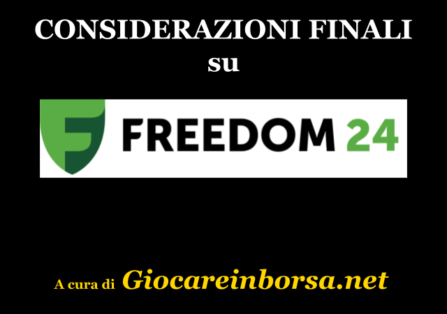 Considerazioni conclusive su Freedom24