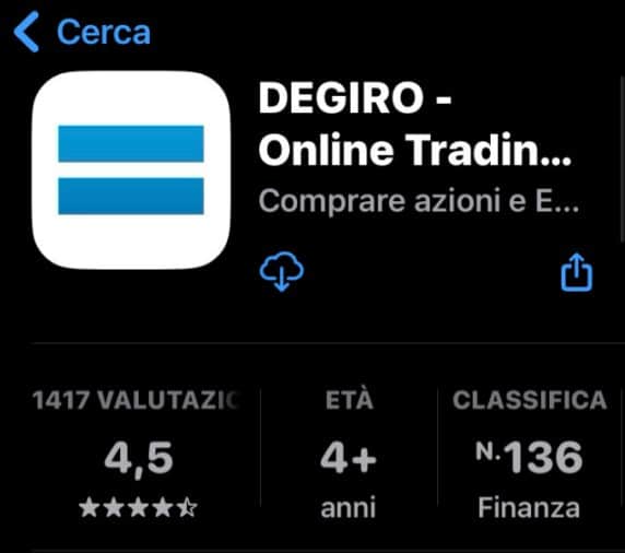 Recensioni DEGIRO degli utenti Apple