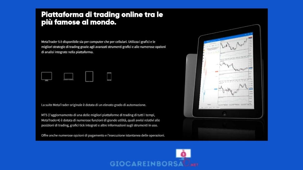 Funzionamento MT5 su capex