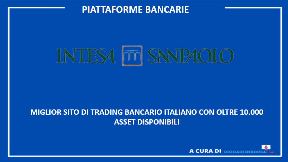 piattaforme trading online intesa sanpaolo