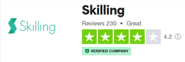 recensioni di Skilling su Trustpilot